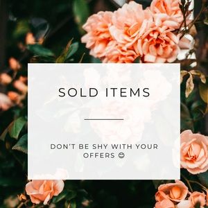 Sold items